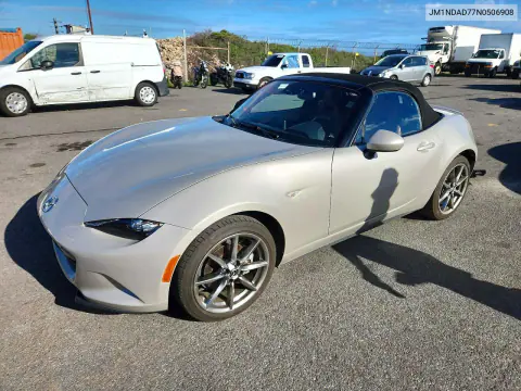 2022 Mazda Mx-5 Miata Grand Touring VIN JM1NDAD77N0506908 фото 1