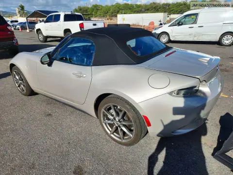 2022 Mazda Mx-5 Miata Grand Touring VIN JM1NDAD77N0506908 фото 2