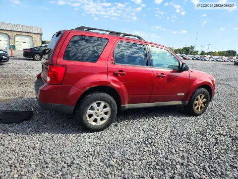 2008 Mazda Tribute VIN 4F2CZ06128KM08437 фото 3