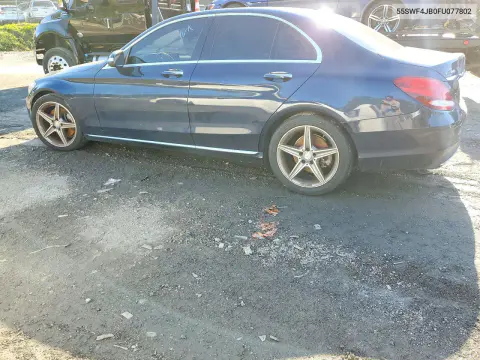 2015 Mercedes-Benz C 300 VIN 55SWF4JB0FU077802 фото 2