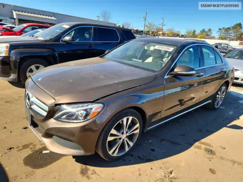 55SWF4KB7FU059585 — 2015 Mercedes C-Klasse, БОКОВАЯ ЧАСТЬ, фото до ремонта