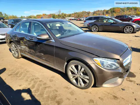 55SWF4KB7FU059585 — 2015 Mercedes C-Klasse, foto 4 de Copart 27.10.2026, Lateral