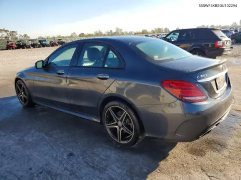 2016 Mercedes-Benz C 300 4Matic VIN 55SWF4KB2GU102294 фото 2