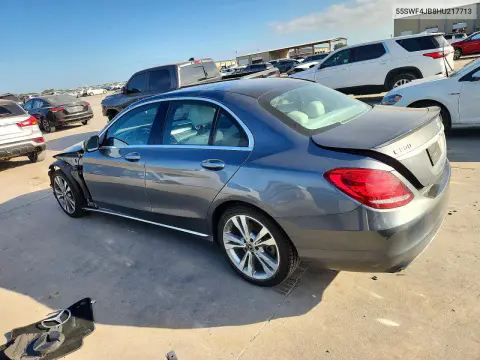 2017 Mercedes-Benz C 300 VIN 55SWF4JB8HU217713 фото 2