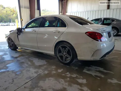 2017 Mercedes-Benz C 300 4Matic VIN 55SWF4KB7HU183410 фото 2