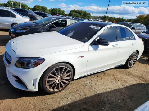 2020 Mercedes-Benz C 43 Amg VIN 55SWF6EB0LU333552 фото 1