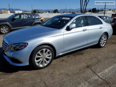 WDDZF4JBXHA078357 — 2017 Mercedes E-Klasse, Боковая часть, фото до ремонта