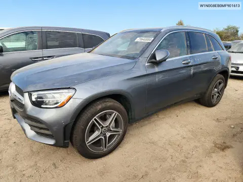 W1N0G8EB0MF901613 — 2021 Mercedes GLC, Боковая часть, фото до ремонта