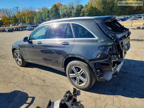 W1N0G8EB8MV276416 — 2021 Mercedes GLC, foto 2 de Copart, Parte trasera