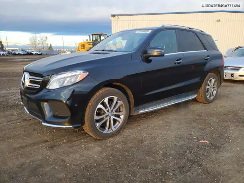 4JGDA2EB4GA771484 — 2016 Mercedes GLE, Передняя часть, фото до ремонта