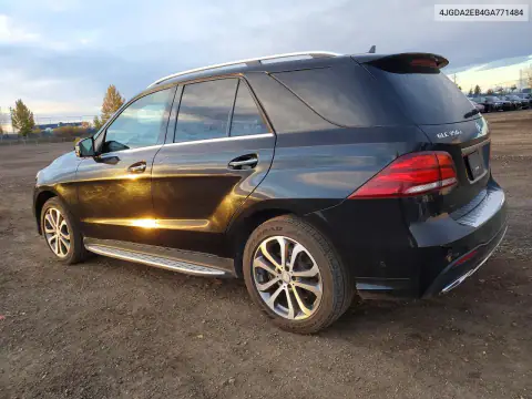 4JGDA2EB4GA771484 — 2016 Mercedes GLE, фото 2 с аукциона Copart 20.10.2026, Передняя часть