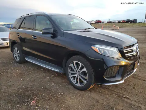 4JGDA2EB4GA771484 — 2016 Mercedes GLE, фото 4 с аукциона Copart 20.10.2026, Передняя часть