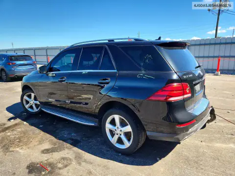 4JGDA5JB5HA895076 — 2017 Mercedes GLE, photo 2 from Copart, Front end