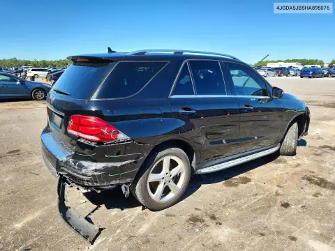 4JGDA5JB5HA895076 — 2017 Mercedes GLE, photo 3 from Copart, Front end