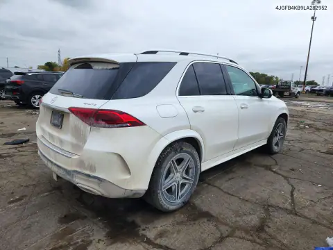 4JGFB4KB9LA282952 — 2020 Mercedes GLE, zdjęcie 3 z Copart, Przód