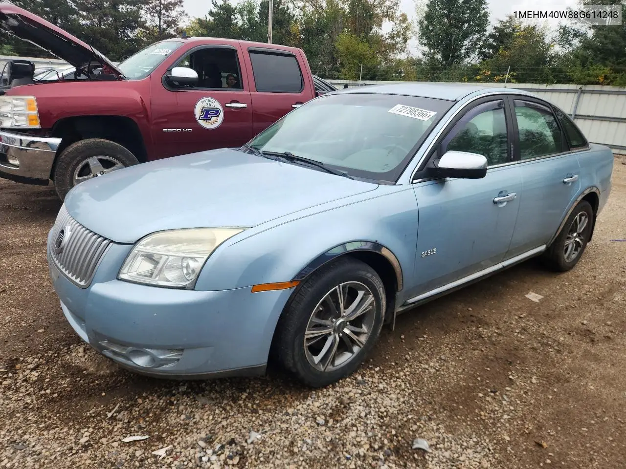 1MEHM40W88G614248 Mercury Sable 2008 — uszkodzenie Normalne zużycie, zdjęcie przed naprawą
