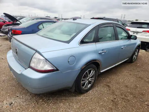 1MEHM40W88G614248 — 2008 Mercury Sable, zdjęcie 3 z Copart 16.10.2026, Normalne zużycie