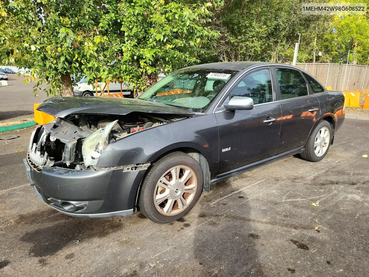 2008 Mercury Sable Premier VIN 1MEHM42W98G608522 фото 1