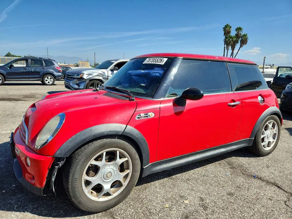 2004 MINI COOPER VIN WMWRE33474TD87031 фото 1