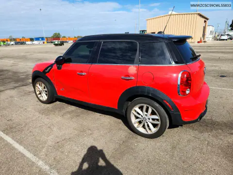 2012 Mini Cooper S Countryman VIN WMWZC5C59CWL55833 фото 2