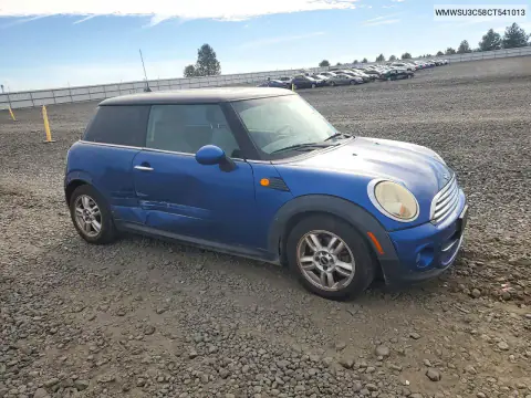 2012 Mini Cooper VIN WMWSU3C58CT541013 фото 4