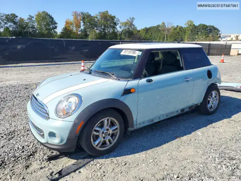 WMWSU3C51DT687061 — 2013 MINI Cooper, В ремонте было отказано, фото до ремонта