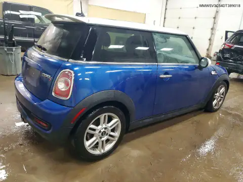WMWSV3C54DT389018 — 2013 MINI Cooper, photo 3 from Copart, Front end