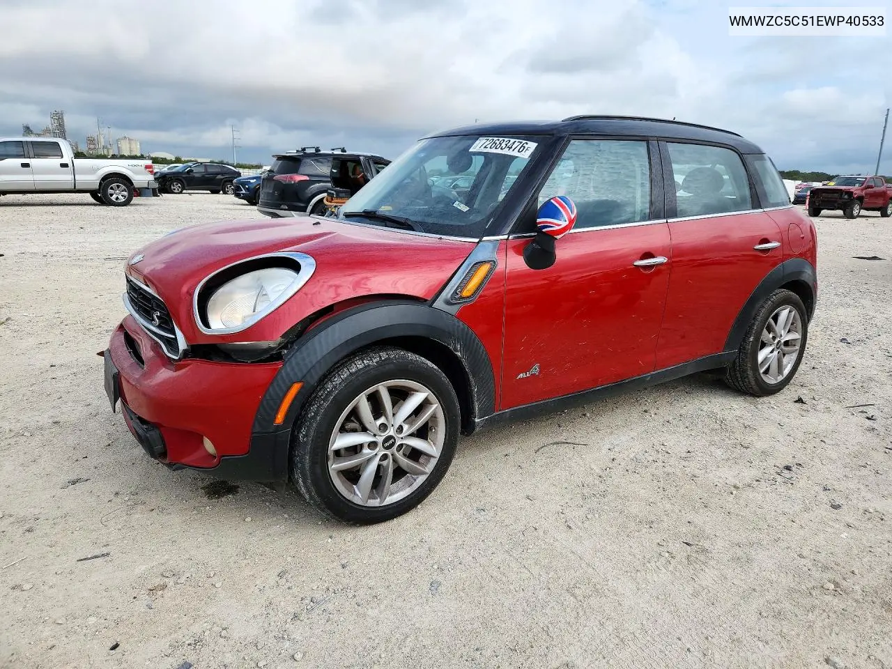 2014 Mini Cooper S Countryman VIN WMWZC5C51EWP40533 фото 1