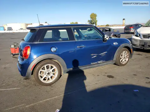 2015 Mini Cooper S VIN WMWXP7C50F2A60965 фото 3