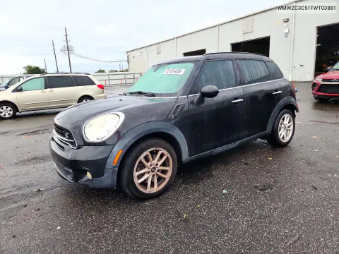WMWZC3C51FWT03881 — 2015 MINI Cooper, Задняя часть, фото до ремонта