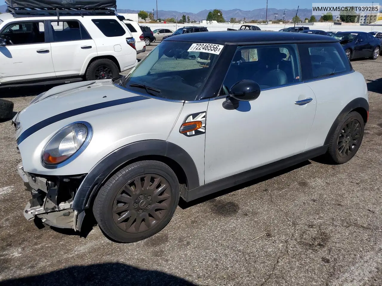 2015 Mini Cooper VIN WMWXM5C57FT939285 фото 1