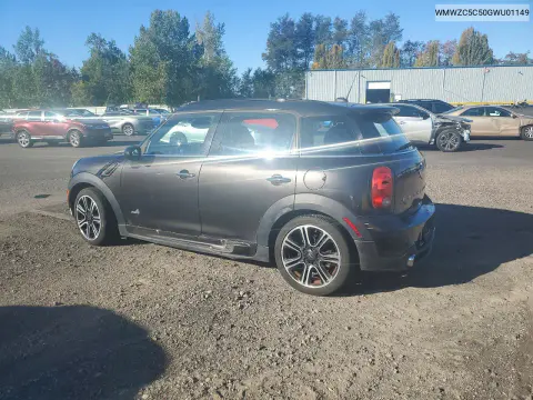 2016 Mini Cooper S Countryman VIN WMWZC5C50GWU01149 фото 2