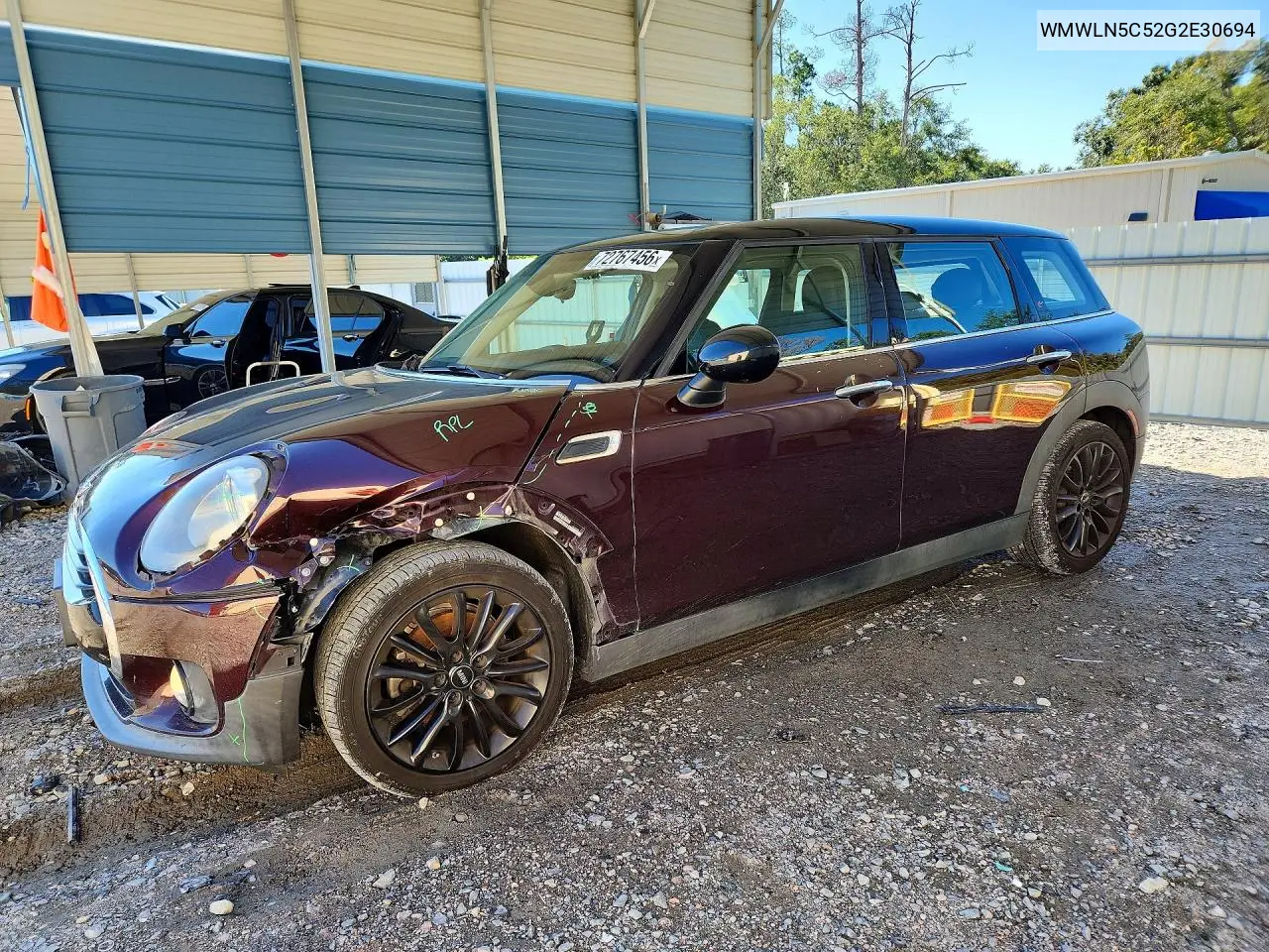 2016 Mini Cooper Clubman VIN WMWLN5C52G2E30694 фото 1
