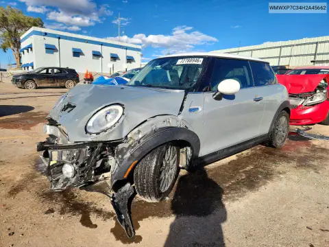 WMWXP7C34H2A45662 — 2017 MINI Cooper, წინა ნაწილი, ფოტოები შეკეთებამდე