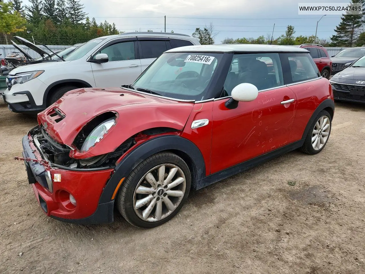 2018 Mini Cooper S VIN WMWXP7C50J2A47495 фото 1