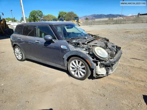 2018 Mini Cooper S Clubman VIN WMWLN9C5XJ2E51193 фото 4