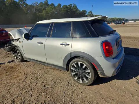 2018 Mini Cooper S VIN WMWXU3C58J2F50659 фото 2