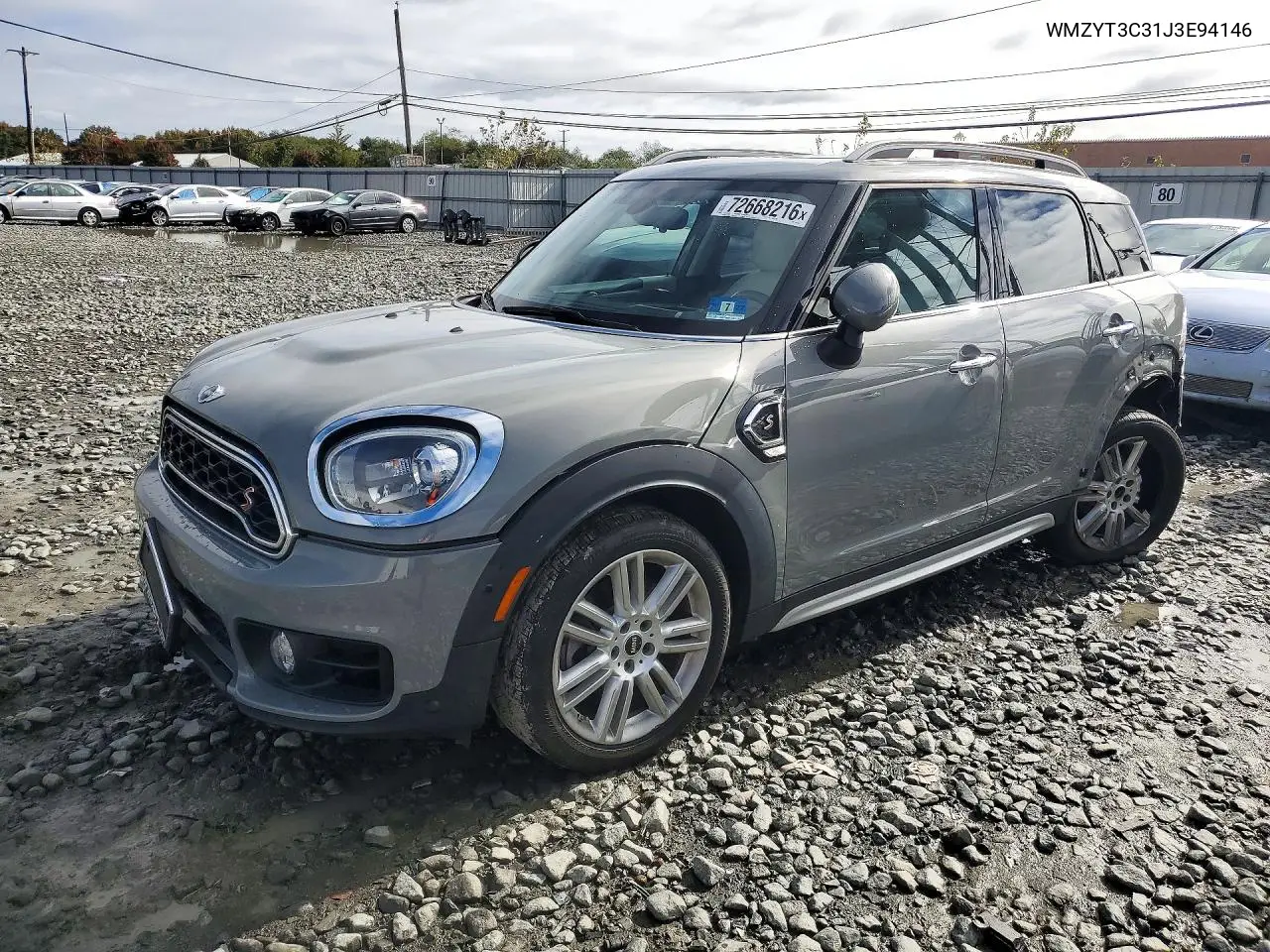 2018 Mini Cooper VIN WMZYT3C31J3E94146 фото 1