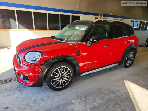 WMZYT5C34J3E61881 — 2018 MINI Cooper, Front end, before-repair photos