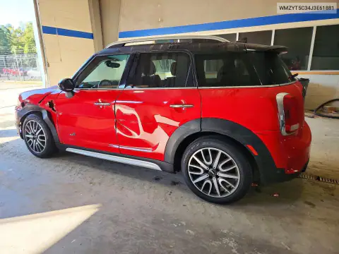 2018 Mini Cooper S Countryman All4 VIN WMZYT5C34J3E61881 фото 2