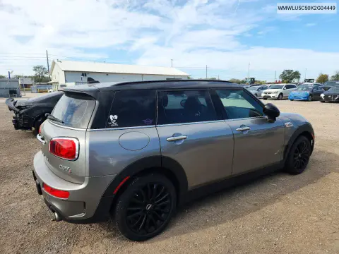 2019 Mini Cooper S Clubman All4 VIN WMWLU5C50K2G04449 фото 3