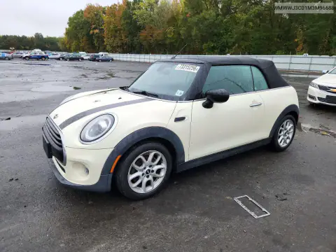 WMWWJ3C01M3M96688 — 2021 MINI Cooper, Підтоплення, фото до ремонту
