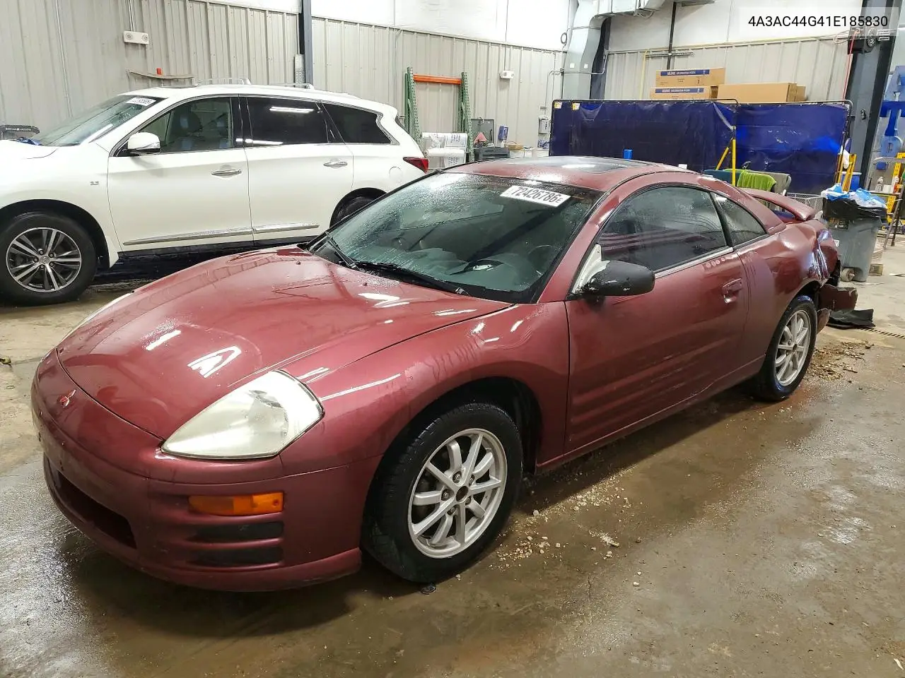 2001 Mitsubishi Eclipse Gs VIN 4A3AC44G41E185830 фото 1