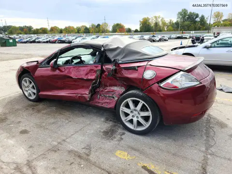 2007 Mitsubishi Eclipse Spyder Gt VIN 4A3AL35T97E007569 фото 2