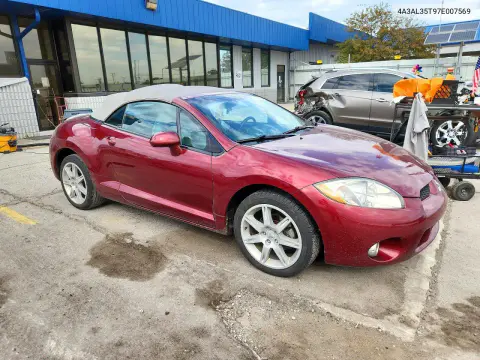 2007 Mitsubishi Eclipse Spyder Gt VIN 4A3AL35T97E007569 фото 4