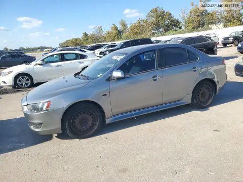 JA32U2FU4CU012179 — 2012 Mitsubishi Lancer, Передняя часть, фото до ремонта