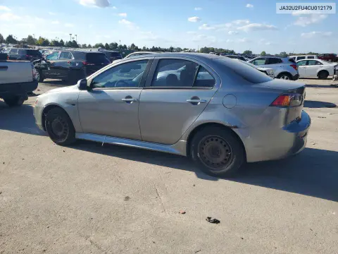 2012 Mitsubishi Lancer Es/Es Sport VIN JA32U2FU4CU012179 фото 2