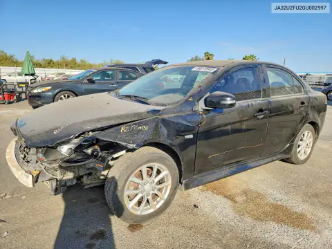 JA32U2FU2GU002997 — 2016 Mitsubishi Lancer, Передняя часть, фото до ремонта