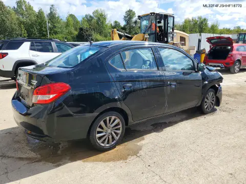2017 Mitsubishi Mirage G4 Se VIN ML32F4FJ5HHF18770 фото 3