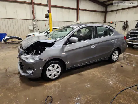 2020 Mitsubishi Mirage G4 Es VIN ML32F3FJ7LHF07210 фото 1